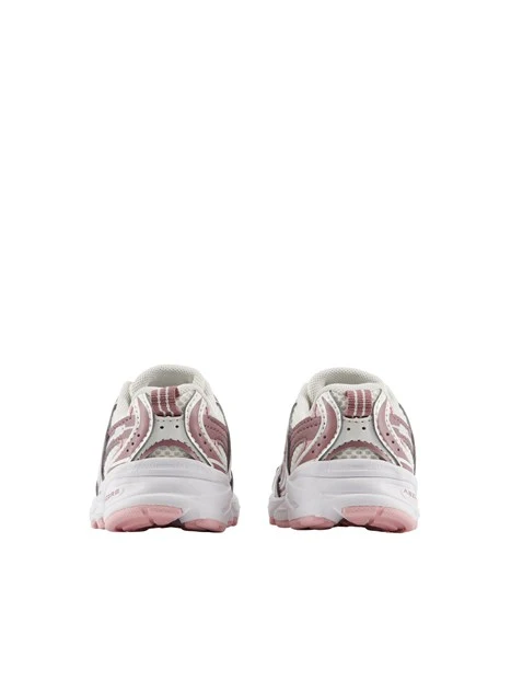 SNEAKERS BASSE CON INSERTI A CONTRASTO BAMBINA ROSA