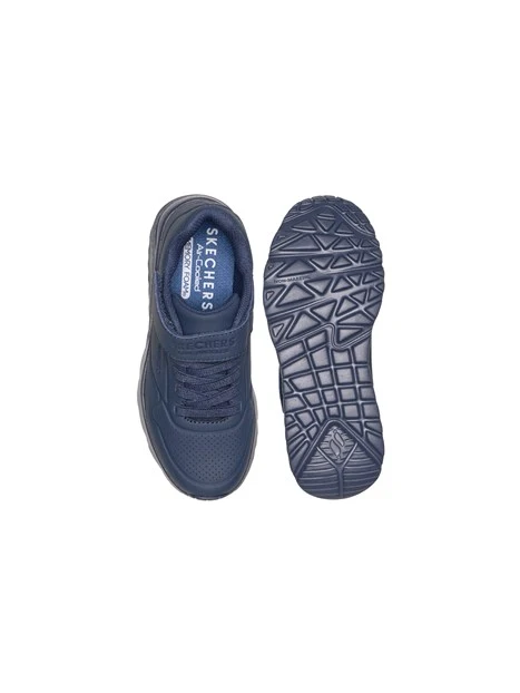 SNEAKERS PLATFORM 403695L A STRAPPO BAMBINO BLU NAVY