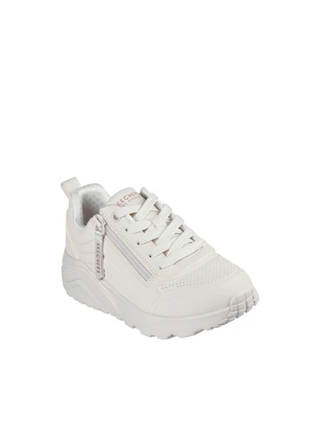 SNEAKERS PLATFORM 310387L CON ZIP UNISEX BAMBINO BIANCO