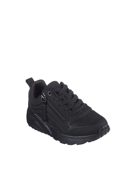 SNEAKERS PLATFORM 310387L CON ZIP UNISEX BAMBINO NERO