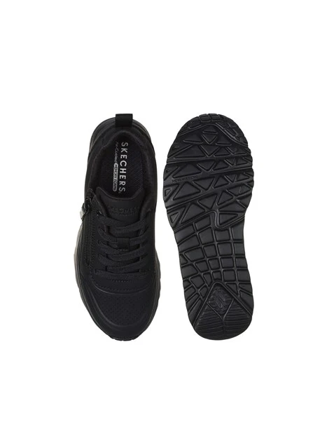 SNEAKERS PLATFORM 310387L CON ZIP UNISEX BAMBINO NERO