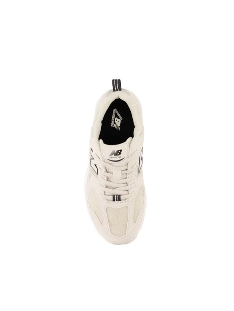 SNEAKERS BASSE CON DETTAGLI A CONTRASTO UNISEX BAMBINO AVORIO