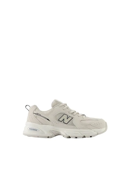 SNEAKERS BASSE CON PANNELLI SAGOMATI UNISEX BAMBINO AVORIO
