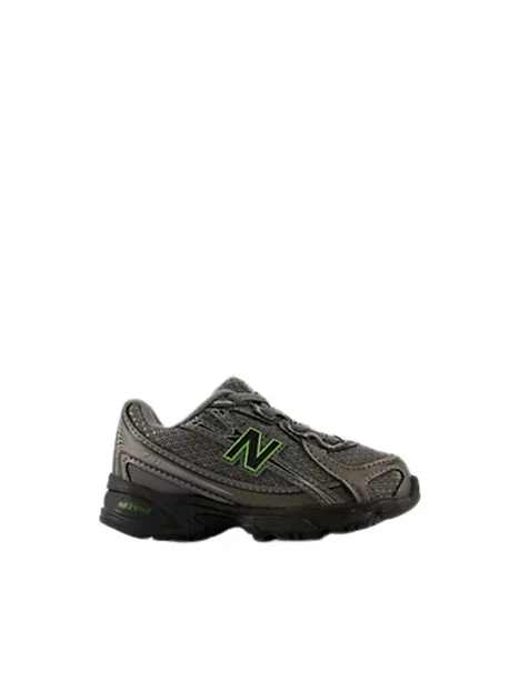 SNEAKERS SPORTIVE CON DETTAGLI A CONTRASTO BAMBINO GRIGIO