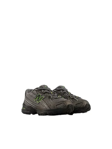 SNEAKERS SPORTIVE CON DETTAGLI A CONTRASTO BAMBINO GRIGIO