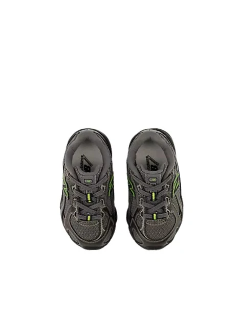 SNEAKERS SPORTIVE CON DETTAGLI A CONTRASTO BAMBINO GRIGIO