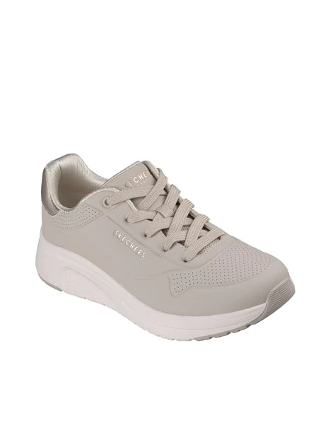 SNEAKERS PLATFORM 190265 TALLONE METALLIZZATO DONNA BEIGE