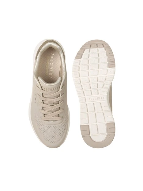 SNEAKERS PLATFORM 190265 TALLONE METALLIZZATO DONNA BEIGE