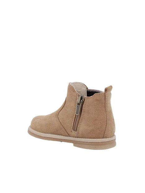 STIVALETTI CHELSEA IN CAMOSCIO BAMBINO BEIGE