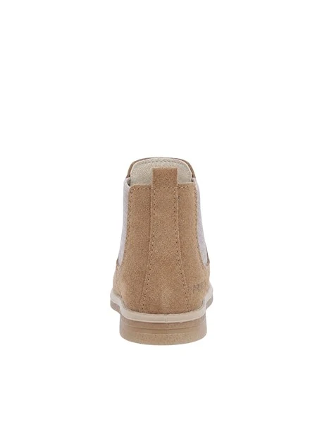STIVALETTI CHELSEA IN CAMOSCIO BAMBINO BEIGE
