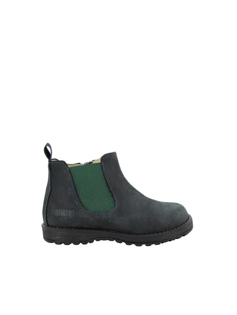 STIVALETTI CHELSEA IN NABUK BAMBINO BLU
