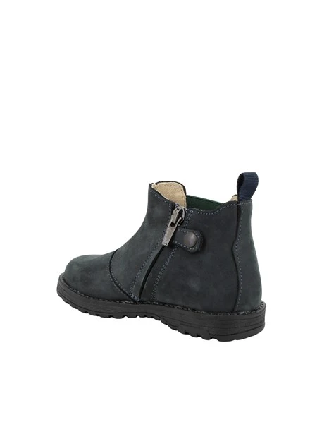 STIVALETTI CHELSEA IN NABUK BAMBINO BLU