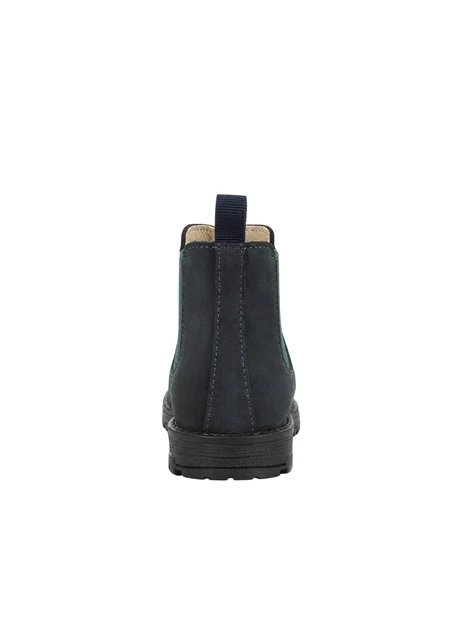 STIVALETTI CHELSEA IN NABUK BAMBINO BLU