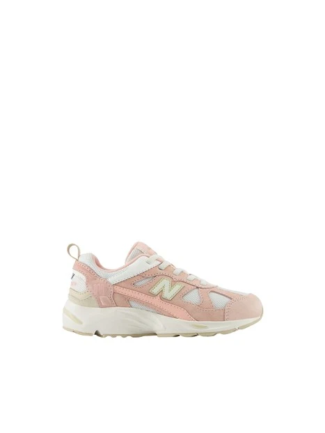 SNEAKERS BASSE CON INSERTI IN CAMOSCIO BAMBINA ROSA