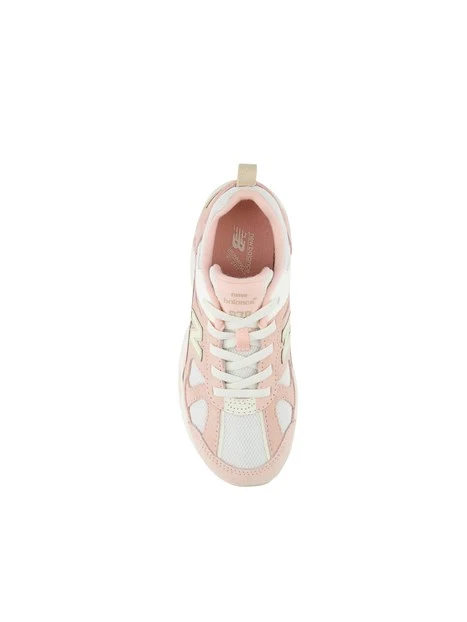 SNEAKERS BASSE CON INSERTI IN CAMOSCIO BAMBINA ROSA