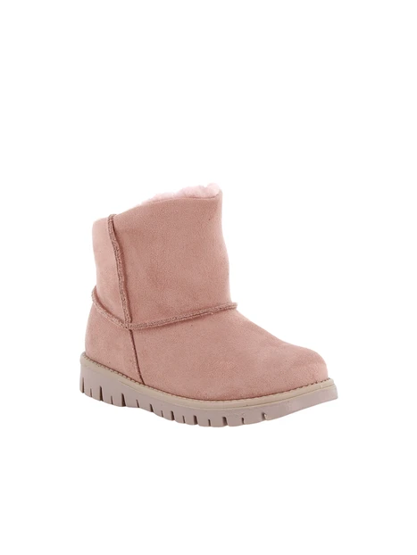 STIVALETTI IN MONTONE CON INTERNO IN LANA BAMBINA ROSA