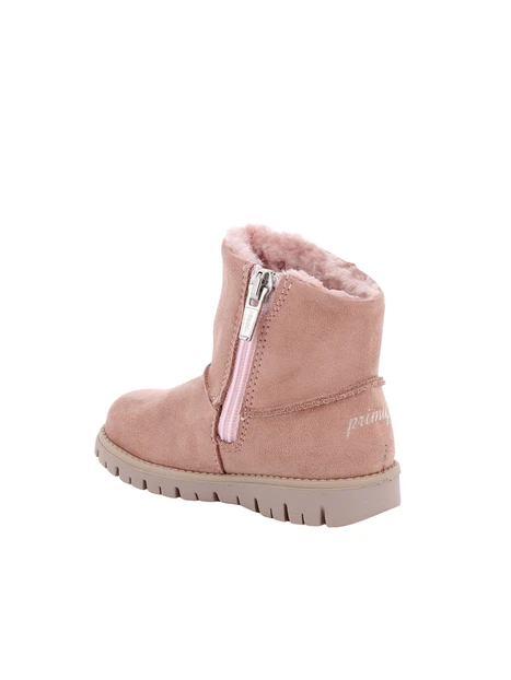 STIVALETTI IN MONTONE CON INTERNO IN LANA BAMBINA ROSA