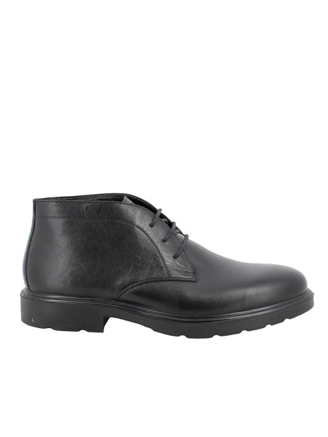 STRINGATE POLACCHINE TACCO BASSO IN PELLE UOMO NERO