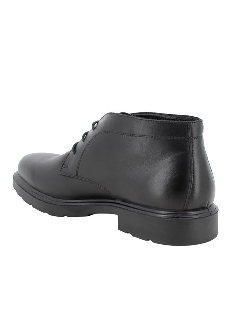 STRINGATE POLACCHINE TACCO BASSO IN PELLE UOMO NERO