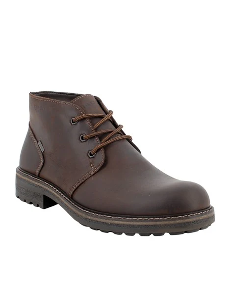 STRINGATE POLACCHINE IN NABUK GORETEX UOMO MARRONE