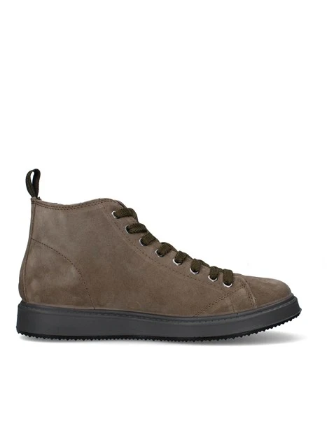 SNEAKERS ALTE IN CAMOSCIO UOMO BEIGE