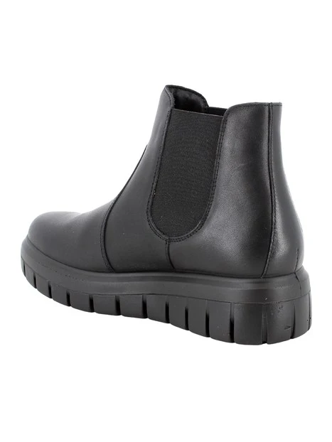 STIVALETTI CHELSEA IN PELLE DONNA NERO
