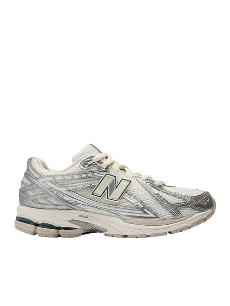SNEAKERS BASSE CON INSERTI METALLIZZATI DONNA ARGENTO
