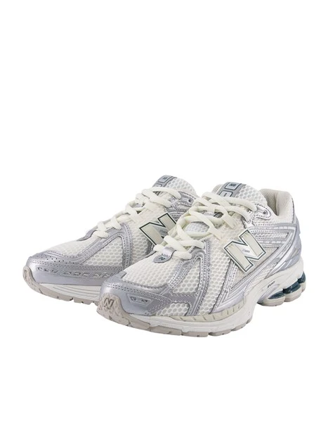 SNEAKERS BASSE CON INSERTI METALLIZZATI DONNA ARGENTO