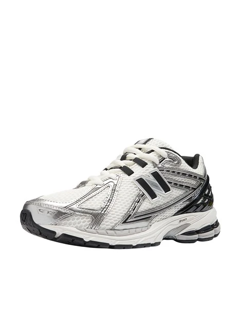 SNEAKERS BASSE CON DETTAGLI METALLIZZATI DONNA BIANCO