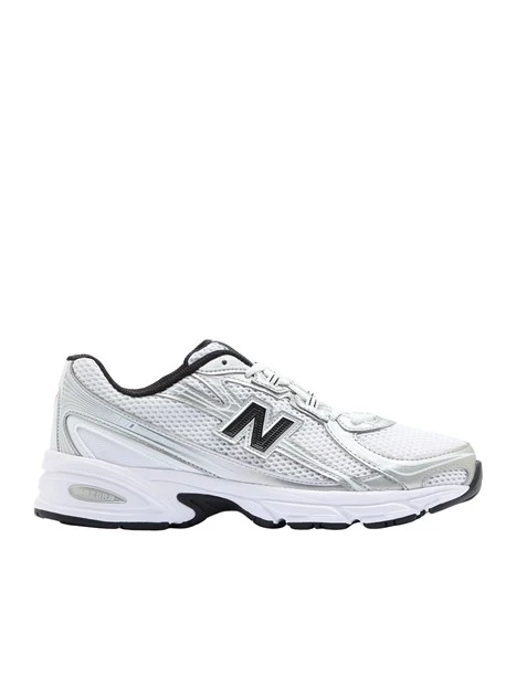 SNEAKERS BASSE CON INSERTI IN MESH UOMO BIANCO