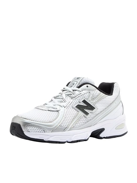 SNEAKERS BASSE CON INSERTI IN MESH UOMO BIANCO