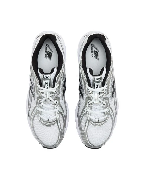 SNEAKERS BASSE CON INSERTI IN MESH UOMO BIANCO