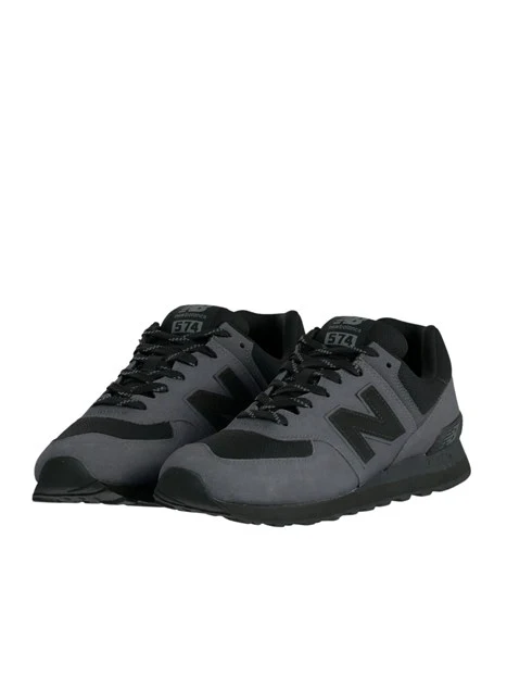 SNEAKERS BASSE IN CAMOSCIO CON DETTAGLI A CONTRASTO UOMO BLU