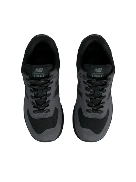 SNEAKERS BASSE IN CAMOSCIO CON DETTAGLI A CONTRASTO UOMO BLU