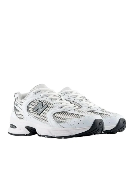 SNEAKERS BASSE CON INSERTI METALLIZZATI DONNA BIANCO