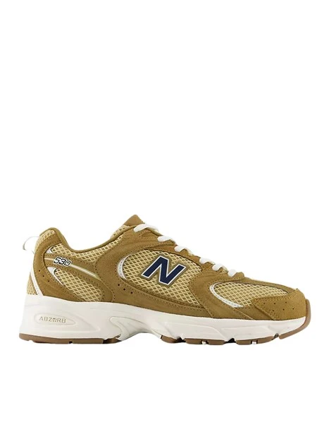 SNEAKERS BASSE IN CAMOSCIO E MESH DONNA MARRONE