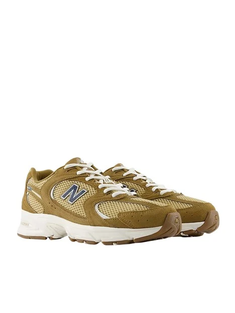 SNEAKERS BASSE IN CAMOSCIO E MESH DONNA MARRONE
