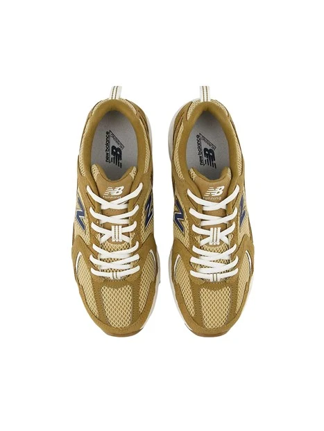 SNEAKERS BASSE IN CAMOSCIO E MESH DONNA MARRONE