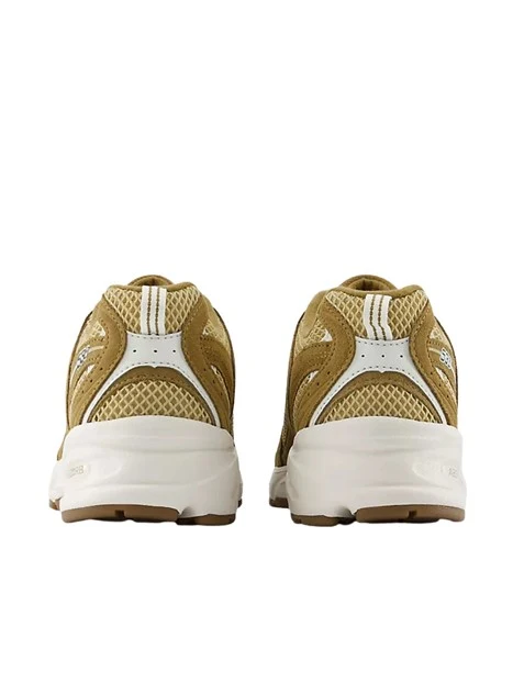 SNEAKERS BASSE IN CAMOSCIO E MESH DONNA MARRONE