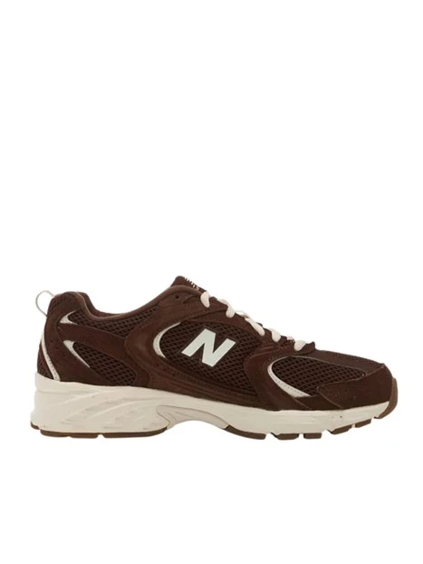 SNEAKERS BASSE CON INSERTI A CONTRASTO DONNA MARRONE