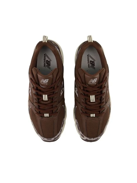 SNEAKERS BASSE CON DETTAGLI ANIMALIER DONNA MARRONE