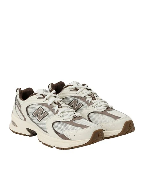 SNEAKERS BASSE CON PROFILI A CONTRASTO UNISEX ADULTO AVORIO