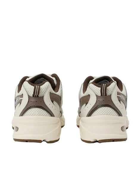 SNEAKERS BASSE CON PROFILI A CONTRASTO UNISEX ADULTO AVORIO