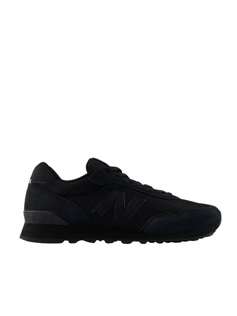 SNEAKERS BASSE CON INSERTI IN CAMOSCIO UOMO NERO