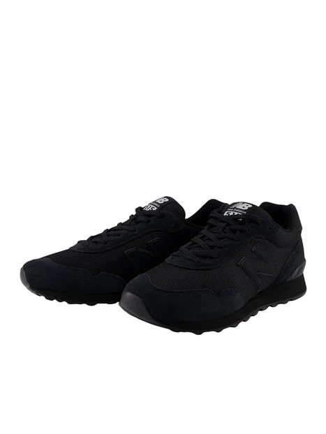 SNEAKERS BASSE CON INSERTI IN CAMOSCIO UOMO NERO