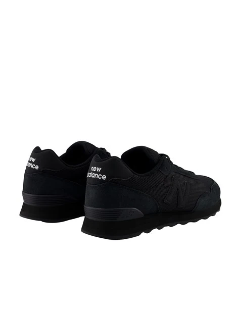 SNEAKERS BASSE CON INSERTI IN CAMOSCIO UOMO NERO