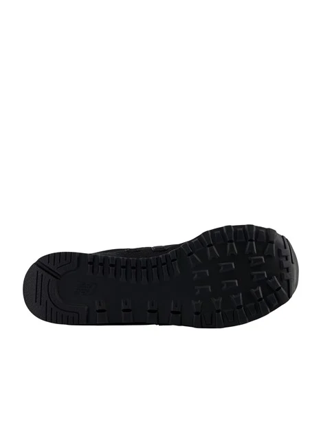 SNEAKERS BASSE CON INSERTI IN CAMOSCIO UOMO NERO