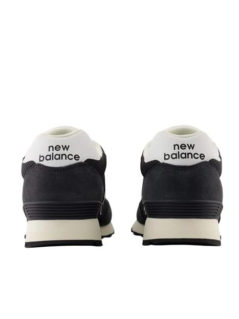 SNEAKERS BASSE CON INSERTI IN CAMOSCIO UNISEX ADULTO NERO