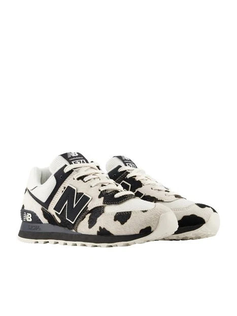 SNEAKERS BASSE CON FANTASIA ANIMALIER DONNA BIANCO