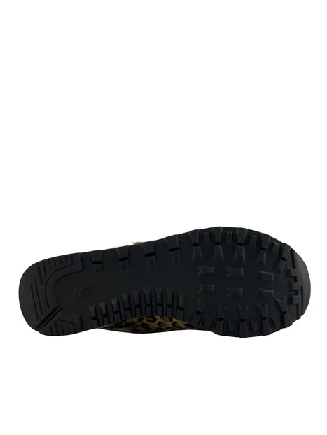 SNEAKERS BASSE CON FANTASIA LEOPARDATA DONNA BEIGE